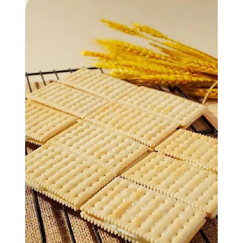 12.14oz/1box [Da'erdun] Soda Sandwich Cookies Lemon Flavor