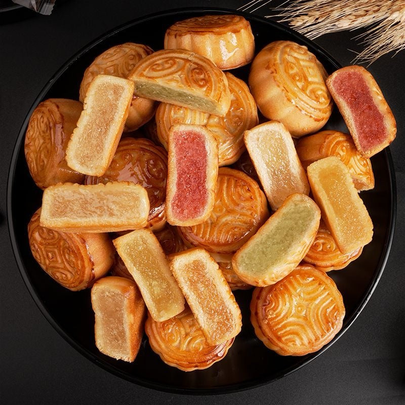 11.81oz/1bag (Includes 12 packages)Mixed Fruit Flavor Mooncakes
