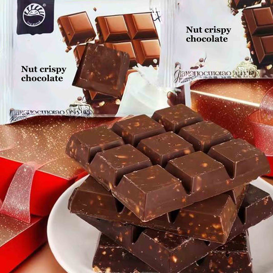 1.12LB(Includes 10 packages) Western Restaurant Nut Chocolate Silky Milk Flavor,Party Snacks