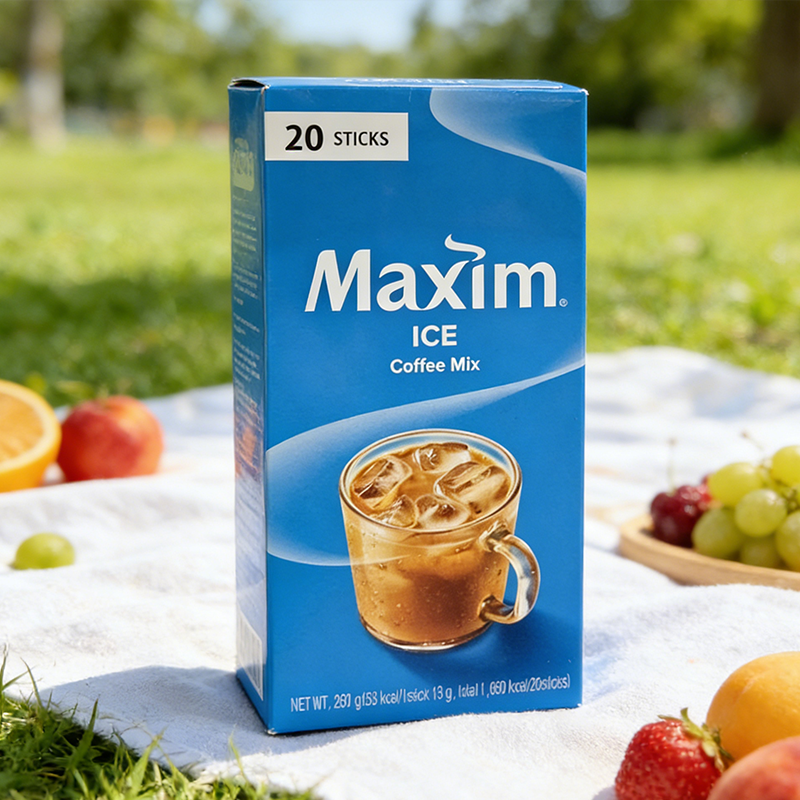 7.05 oz（1Boxed）Maxim ICE Coffee Mix（Ice coffee mix instant coffee）,Christmas Gifts