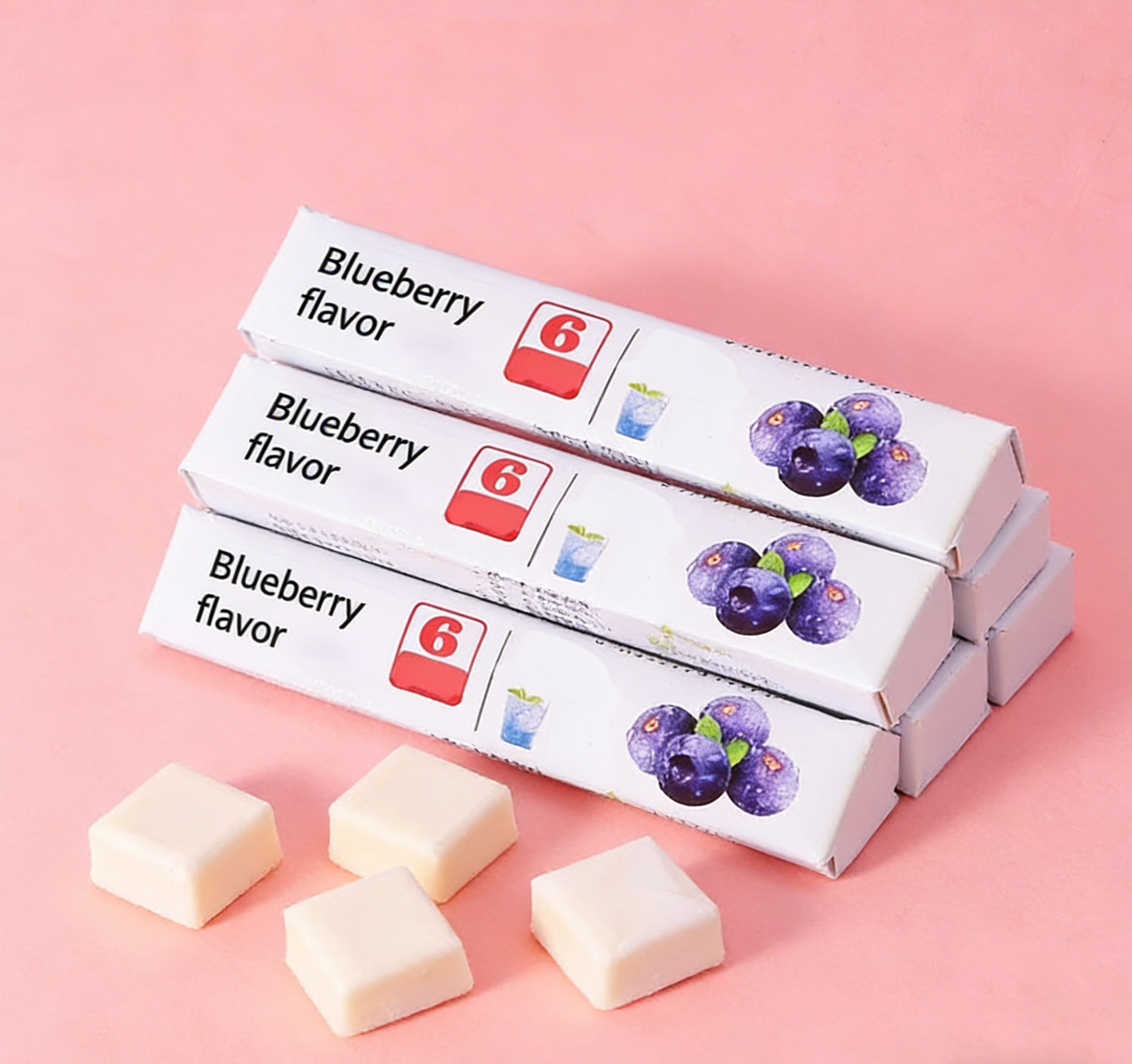 1.1LB/1boxed [Xinxing] Blueberry Flavored Milkshake Sugar