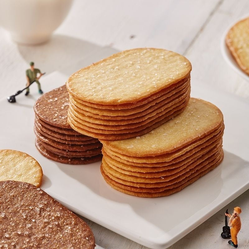 9.88oz/1 boxed(Includes 12 packages) Coconut Milk Crispy Cookies,Party Snacks