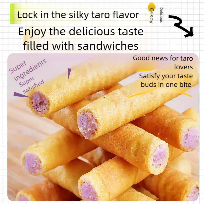 14.11OZ Taro Milk Egg Crisp