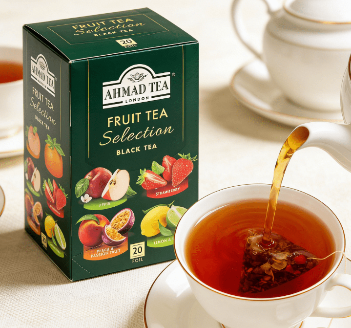 1.41 oz（1Boxed）AHMAD TEA（Yaman Tea）Fruit Tea Selection Fruity Black Tea Bags，Christmas Gifts，Christmas Snacks，New Year Snacks，Party Snacks