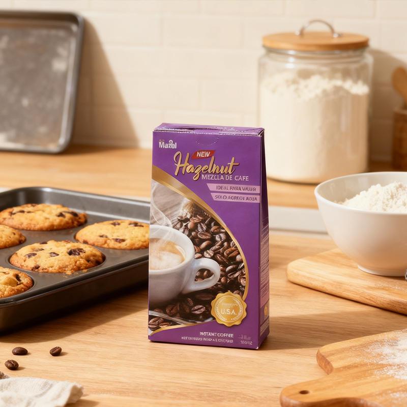 4.23 oz（1Boxed）MaRai Hazelnut flavored instant coffee（Hazelnut Mezcla de Cafe）	Christmas Gifts