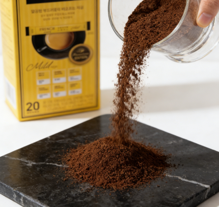 7.83 oz（1Boxed）South Korea, Nanyang French Cafe（Furanchi）Mild Flavored 3-in-1 Instant Coffee，Christmas Gifts，Christmas Snacks，New Year Snacks，Party Snacks