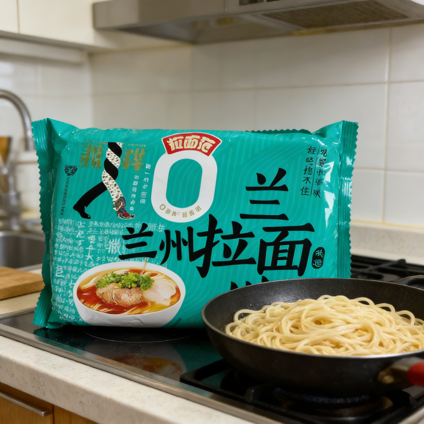 1.59 LB（5Packaging）Jinmailang Lanzhou Ramen，Christmas Gifts