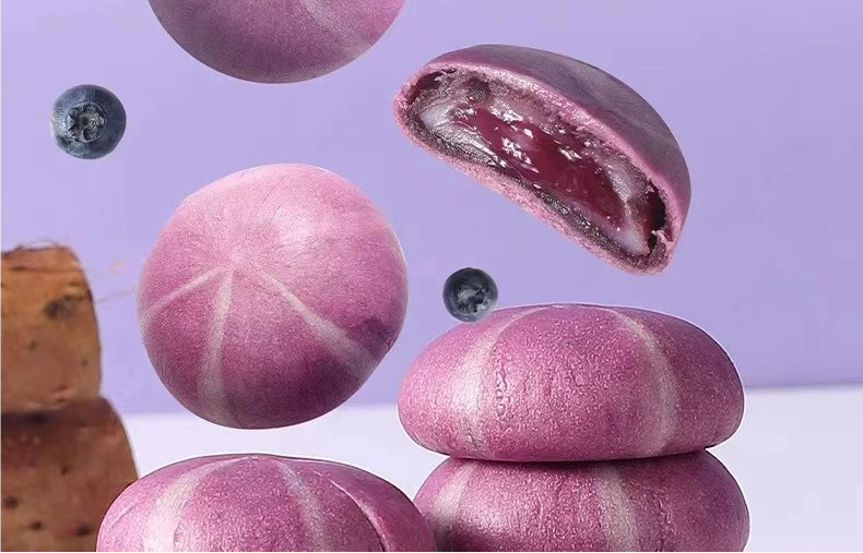 1.23LB/1bag Yam and Blueberry Flowing Heart Cake