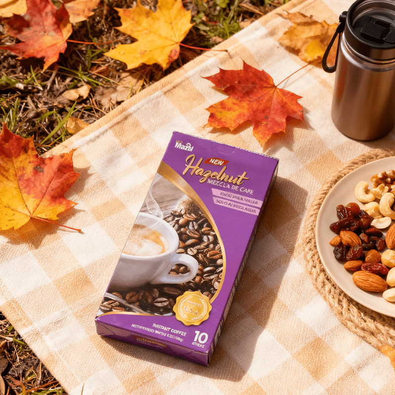 4.23 oz（1Boxed）MaRai Hazelnut flavored instant coffee（Hazelnut Mezcla de Cafe）	Christmas Gifts