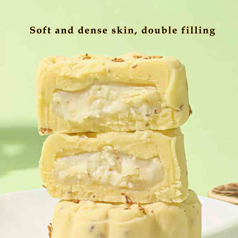 10.09oz/1bag Osmanthus Wine Brewed Mung Bean Cake