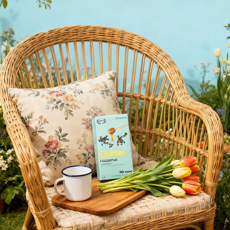 8.46oz（1Boxed）Gaines Instant coffee with honey and hazelnut flavor（Honey Coffee Hazelnut）,Christmas Gifts