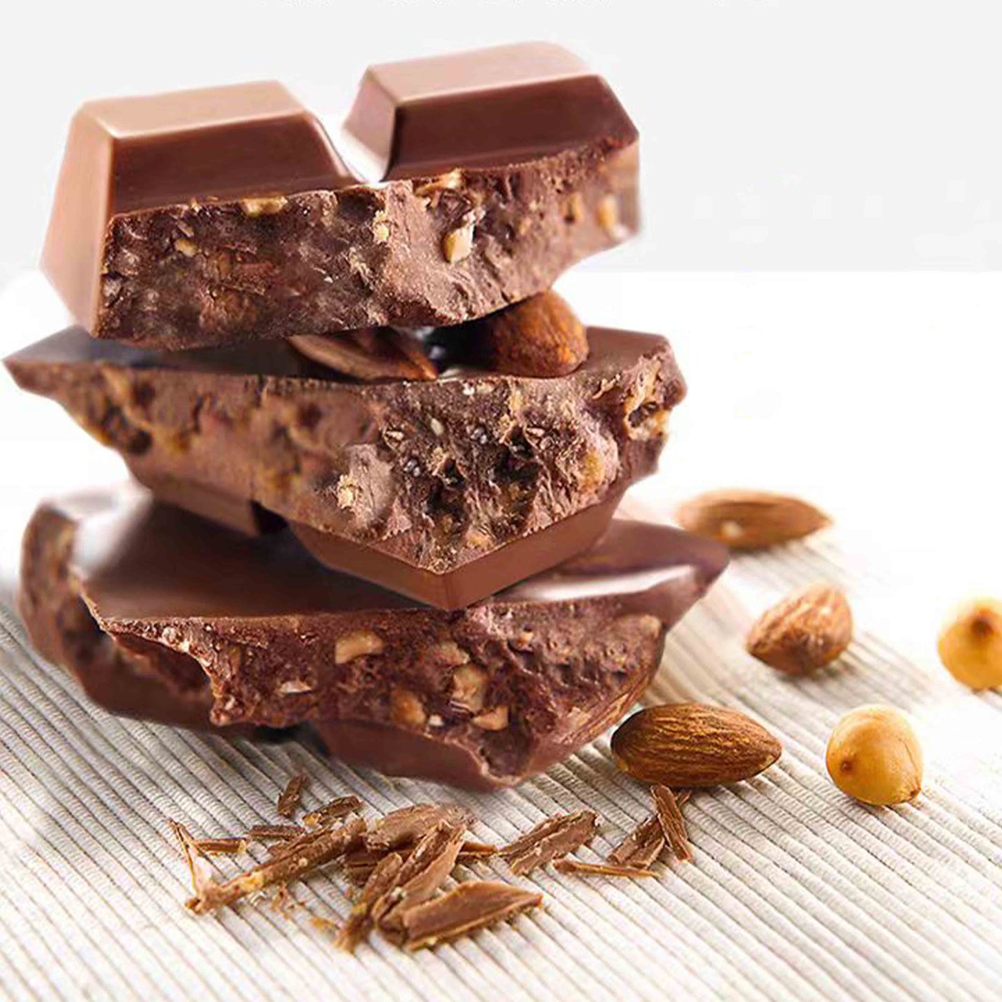 1.12LB(Includes 10 packages) Western Restaurant Nut Chocolate Silky Milk Flavor,Party Snacks