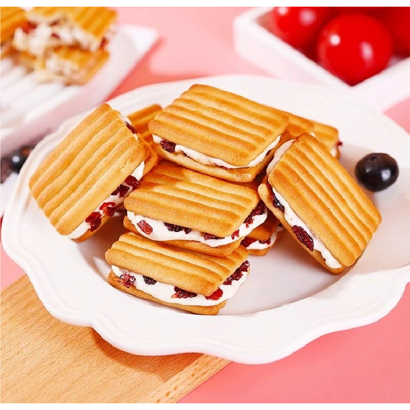 7.39oz/1bag Milk Crisp Nougat Filled Cookies