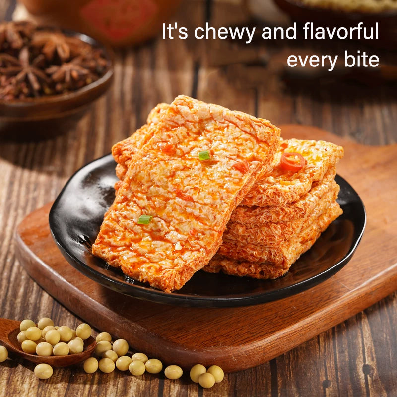 1.23LB/1boxed [Haoweiwu] Hand-Torn Vegetarian Meat Strips,Two flavors