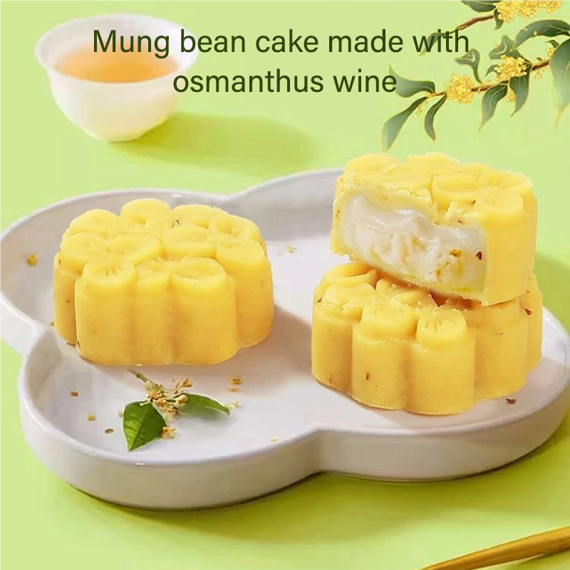 10.09oz/1bag Osmanthus Wine Brewed Mung Bean Cake