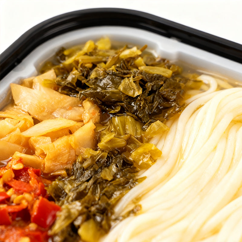 10.68oz（1Bags）Yunnan Pickled Cabbage Small Pot Rice Noodles by Dian Er Wa,Christmas Gifts，Christmas Snacks，New Year Snacks，Party Snacks