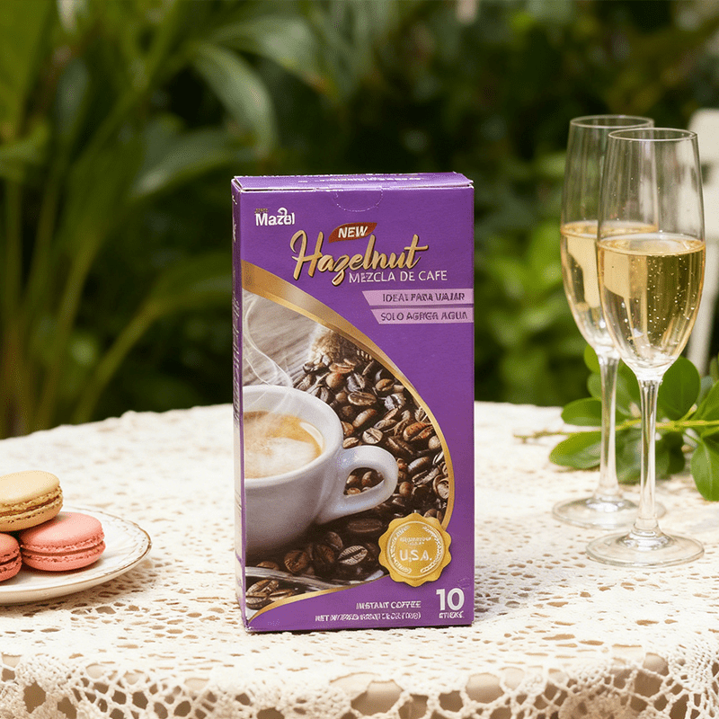 4.23 oz（1Boxed）MaRai Hazelnut flavored instant coffee（Hazelnut Mezcla de Cafe）	Christmas Gifts