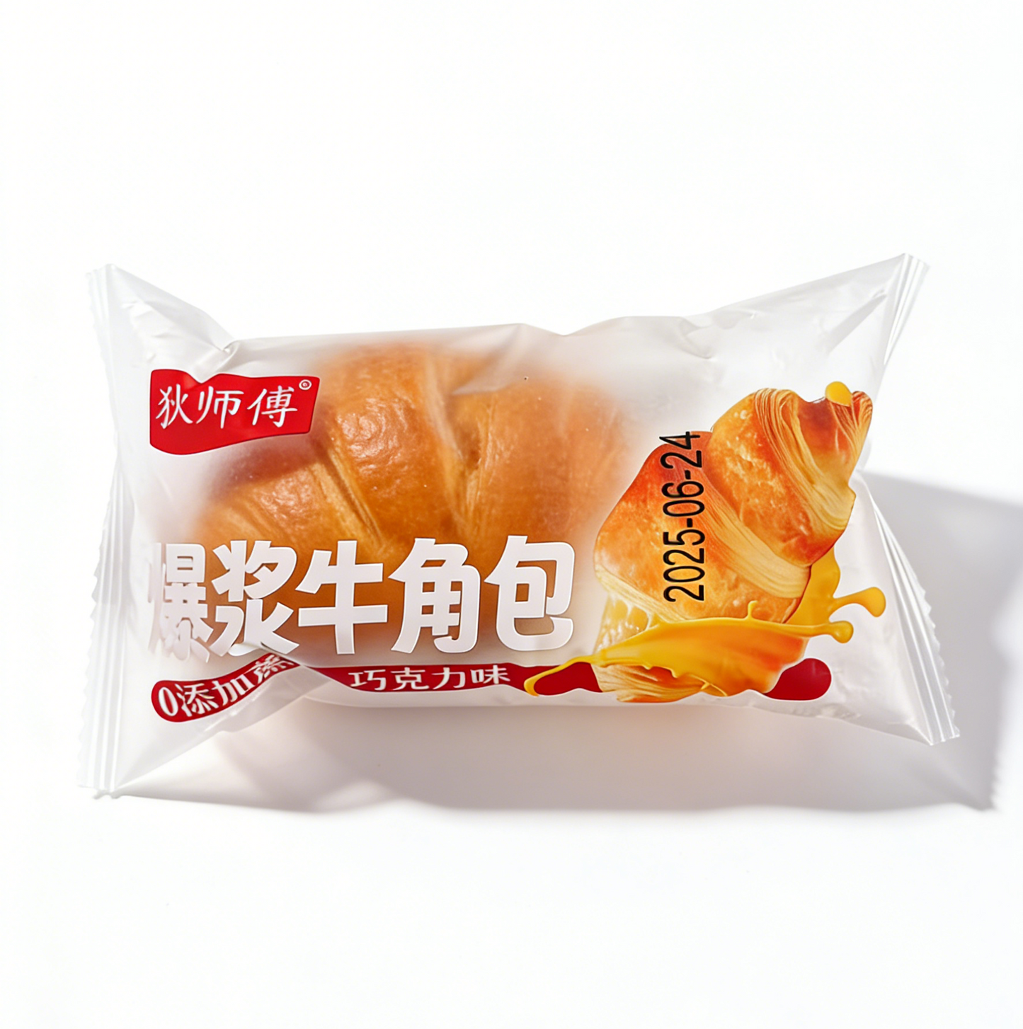 12.06oz/bag Explosive Croissant,Three flavors,Flaky & Buttery Multi-Layered Pastry with Rich Cream Filling, Perfect On-the-Go Breakfast or Indulgent Dessert