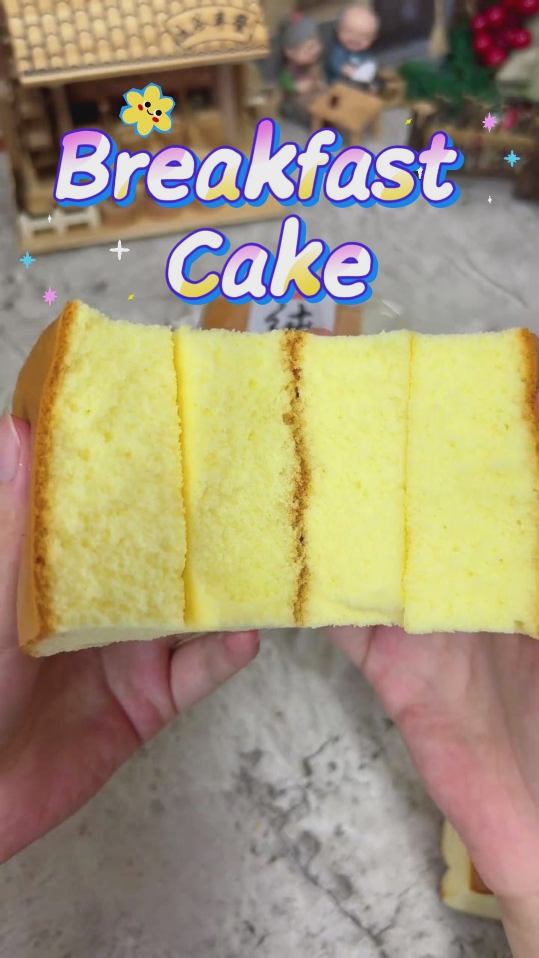 13.19oz/1 bag(Includes 6 packages) [SanYouLe] Fresh Breakfast Cake,Moist & Fluffy Individual Cakes, Ready-to-Eat for a Quick, Satisfying Morning Meal, Perfect for Busy Days, School, or Office Breakfast